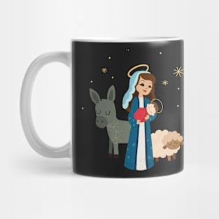 Christmas Nativity Mary and Child Mug